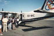 Flugzeug nach Karpathos