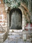 eine alte Haustr in Lindos