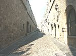 die Ritterstrae in der Altstadt von Rhodos