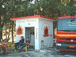 die Feuerwehr hofft, dass es zu keinem Brand kommt